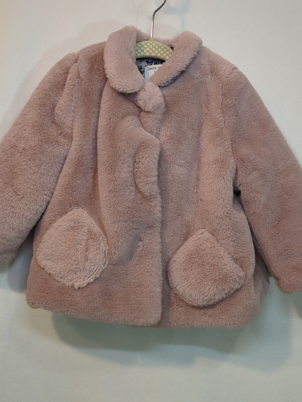 Zara Baby Faux Fur Coat 12/18 months